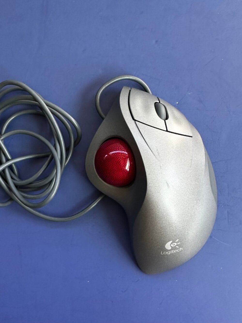 Logitech TrackMan Wheel Optical Trackball T-BB18 USB Tested Working
